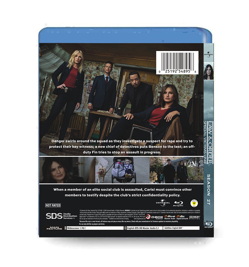 Law & Order: Special Victims Unit - Season 27 (2025-2026) 2-Disc Set Blu-ray - Image 2