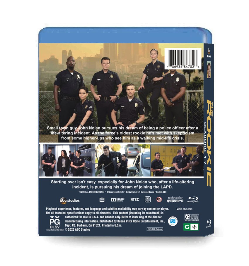 The Rookie: The Complete Series Seasons 1-7 (2018-2025) 7-Disc Set Blu-ray - Image 2