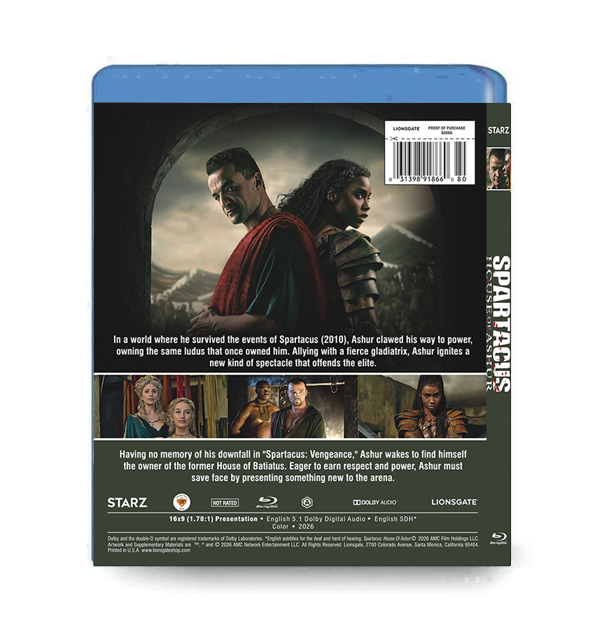 Spartacus: House of Ashur (2025-2026) 2-Disc Set Blu-ray - Image 2