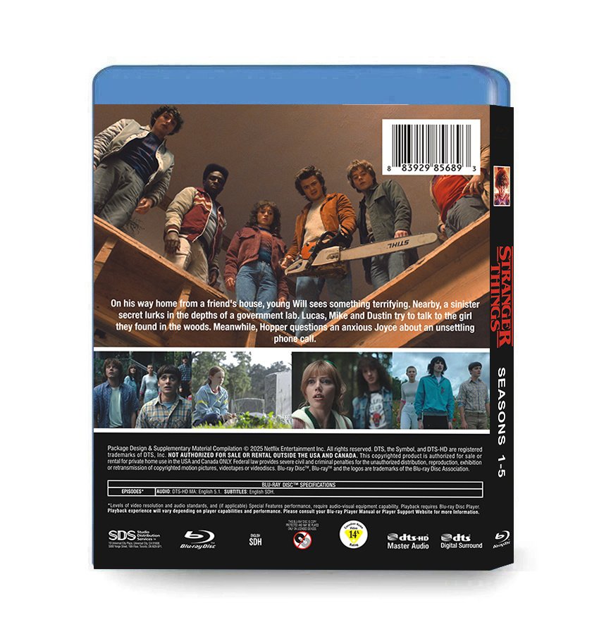 Stranger Things: The Complete Series Seasons 1-5 (2016-2025) 6-Disc Set Blu-ray - Image 2