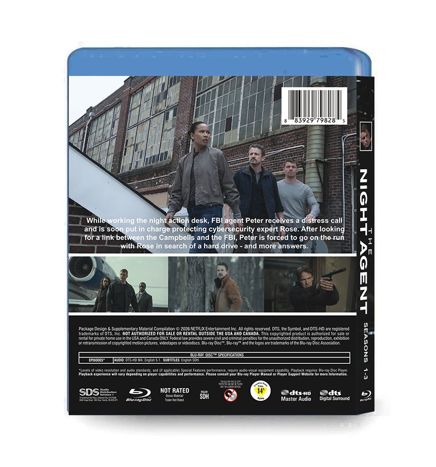 The Night Agent: Seasons 1-3 (2023-2026) 4-Disc Set Blu-ray - Image 2
