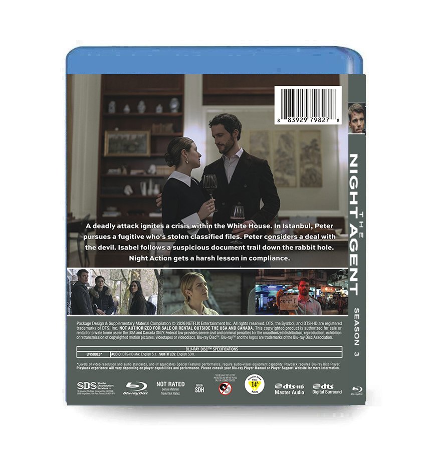The Night Agent: Season 3 (2026) 2-Disc Set Blu-ray - Image 2