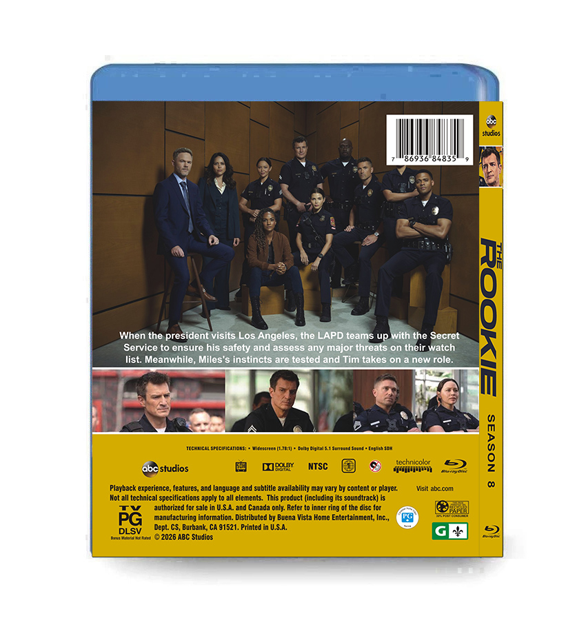 The Rookie: Season 8 (2026) 2-Disc Set Blu-ray - Image 2